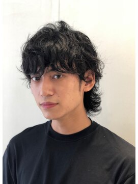 マカロニコースト(macaroni coast) くせ毛風パーマウルフ