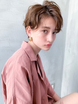 ハバナ 渋谷(HAVANA) 【HAVANA 渋谷】大人かわいい☆小顔ハンサムショート くすみモカ