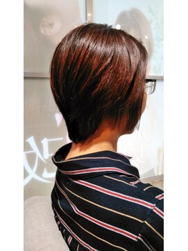 アクアスヘアーデザイン 西原店(AQUAS hair design) アクアスヘア西原店　ダメージレスカラー＆カット　ミセス