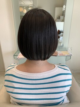カイム ヘアー(Keim hair) ボブ/丸みショートボブ/大人ガーリーミニボブ/透明感カラー