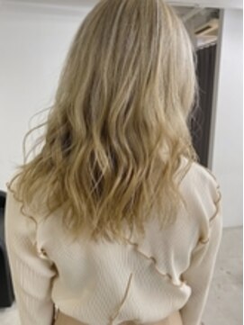 フラム 渋谷(flamme) 【flamme】ホワイトブロンド