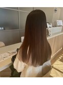 美髪ストレート×ロングヘア