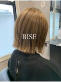 切りっぱなしスタイル