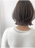 外ハネボブ 縮毛矯正 大人可愛い くびれボブ