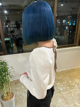 メリー オオサカ(Merly Osaka) ブルー好きさん必見！オシャレカラー_ダークアクアブルー_