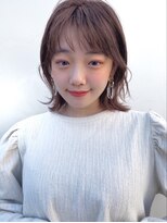 レイラバイアフロート 吉祥寺(Lila by afloat)&nbsp;くびれヘア/ピンクブラウン/フェイスレイヤー/シースルーバング