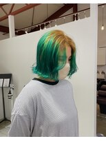 ブリックマウントヘアメイク(Blic mt hair make)&nbsp;デザインカラーボブ