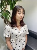 インナーカラー×パーマ