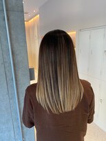 ジーナ 船橋(Zina)&nbsp;髪質改善＊ロングレイヤーグレーベージュ＊美髪【Zina船橋】