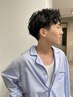 【吉森限定】メンズカット＋パーマ＋炭酸スパコース【10%オフ】