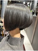 髪質改善 大人前下がりショートボブ