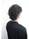 波巻きパーマ