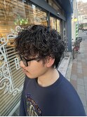 プードルパーマ/スパイラル/波巻き/メンズカット