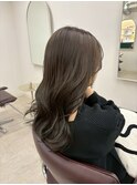 大人かわいいエギョモリ ミルクティーブラウン ひし形シルエット