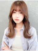 くびれヘア/顔周り/韓国/ボブ/レイヤーカット/前髪/カラー/原宿