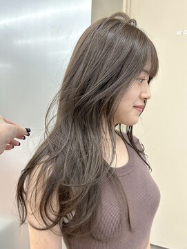 パークレーン アイス イヴェン(park lane ICI yeven) ブリーチなしダブルカラーオリーブべージュ透明感夏カラー