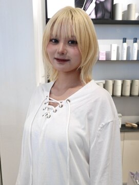 ゼスト パーク(ZEST PARK) レイヤーボブ ブロンド ZEST PARK 吉祥寺 【百咲】