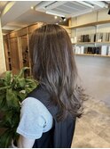 20・30・40代に似合う、髪質改善×透け感グレージュ