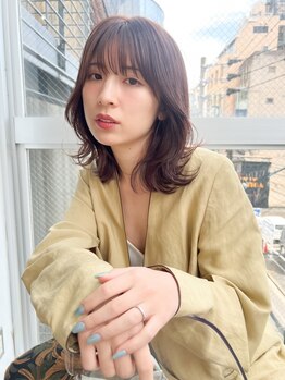 ヘアーで印象が大きく変わる◎再現性の高いベストなバランスで雰囲気も気分もアップ♪