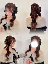 ベルグロー(BELLEGROW)&nbsp;くるみちゃんヘア/ハーフアップ/お呼ばれへアセット