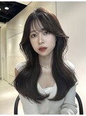 髪質改善/韓国/グレージュ/顔周り/ダブルカラー/学割/レイヤー