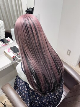 アン(Hair make un) 【アンブレラピンクカラー】