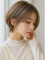 リリアーナ(LILIANA)&nbsp;池袋 くびれショート 大人ショート オリーブグリーン 髪質改善