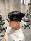 曲がる縮毛矯正 テーパーフェード