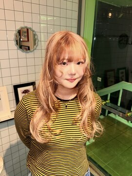 ヘアー アレス(hair ales) ミルクティー ミルクティベージュ  デザインカラー