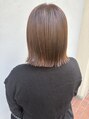 バンズ 名古屋金山(ban’s) 艶髪切りっぱなしボブは王道に人気です★