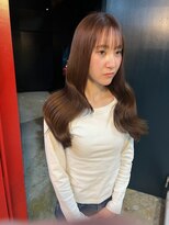 レオクマ 長野(REOKUMA)&nbsp;344. ブラウンカラー/巻きロング/前髪/韓国/ツヤ感