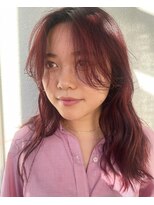 ナヌークカフラ(nanuk kafla)&nbsp;秋に向けて暖色カラーと、くせ毛を活かしたに合わせカット