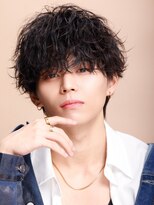リップス 表参道店(LIPPS)&nbsp;韓国風シャドウパーマ無造作ミディアムショート