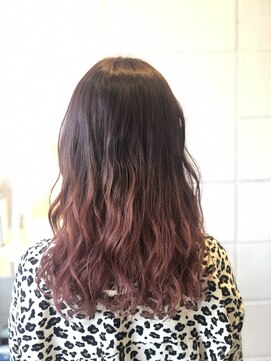 リラ ヘア サロン(rela hair salon) キャンディピンクグラデーション