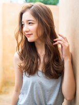 セラ バイ ユーレルム(SerA by U-REALM)&nbsp;再現しやすいゆるふわパーマ 担当 森　美髪／ネイビーカラー