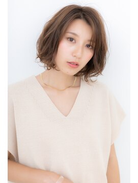 カバーヘア ブリス 戸田公園西口店(COVER HAIR bliss) 抜け感アッシュブラウン無造作大人ボブZ戸田公園30代40代50代!