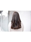【 ナチュラルブラウン × 編みおろしアレンジ 】