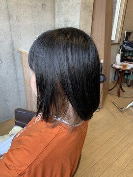 ヘアサロン シロップ(Hair Salon Syrup) 『暗髪×シナモンベージュ』カラー