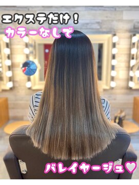 ヘアメイクサロン ゼロ(ZERO) 今大人気！！エクステで☆バレイヤージュ☆