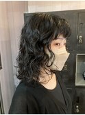 ウェーブパーマ