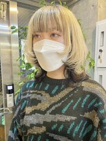 カリーナコークス 原宿 渋谷(Carina COKETH)&nbsp;ウルフカット/ダブルカラー/インナーカラー/イヤリングカラー