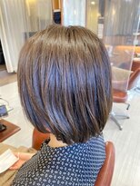 リベア 一之江店(Rever) カーキグレージュ/サイドパート/ぷつっとボブ【一之江/江戸川】