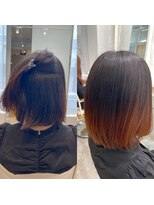 ノイ(noi)&nbsp;ボブ　ロブ　切りっぱなし　縮毛矯正