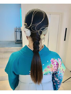 ゼスト パーク(ZEST PARK) 卒業式ヘアセット  タイトヘア アレンジ 吉祥寺 《宮坂紅》