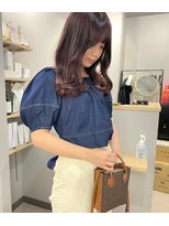 アトレ(attrait)&nbsp;＊ラベンダーピンク セミロング 透明感 大阪 天王寺