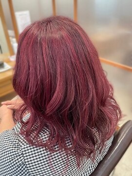 エルベ 内原店(elve) ハイライト×アリエルカラー