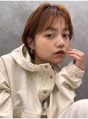 中川　前髪カット顔まわり似合わせ外ハネくびれレイヤーミディ