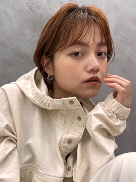 ロンドプロフィール 浦和(Lond profil) 中川　前髪カット顔まわり似合わせ外ハネくびれレイヤーミディ