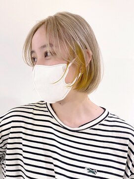 アルバム 池袋(ALBUM) インナーボブ_マチルダボブピンクベージュ_ba464042