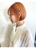 【ANALOGUE】コンパクトな内巻きオレンジぼぶ